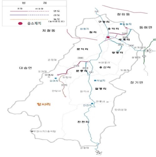 구룡포읍에는 석병리, 삼정리, 구룡포리, 눌태리, 후동리, 병포리, 하정리, 장길리, 구평리, 성동리가 있습니다.