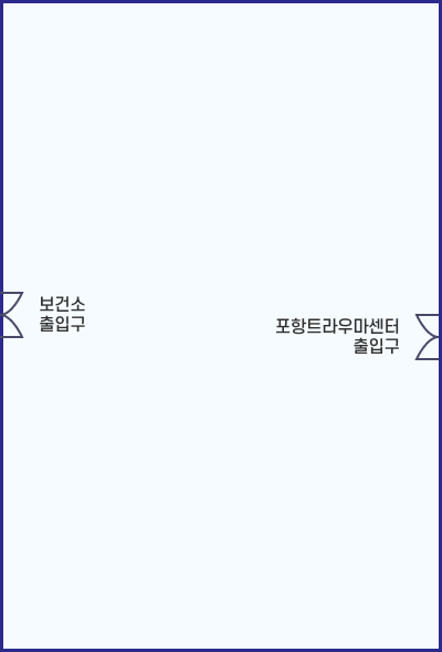 본관 북구보건소 B2층 안내도 이미지